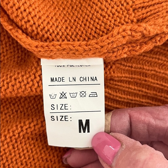 Rust Floral Women's Cardigan - Picture 7 of 7